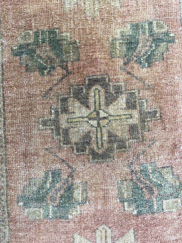 Turkish Mini Rug Oriental Hand Knotted Vintage Rug  1'6'' x  2'5'' #12086