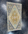 Turkish Mini Rug Oriental Hand Knotted Vintage Rug  1'8'' x  2'11'' #12084