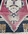 Turkish Mini Rug Oriental Hand Knotted Vintage Rug  1'9'' x  3'3'' #12083