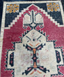 Turkish Mini Rug Oriental Hand Knotted Vintage Rug  1'9'' x  3'3'' #12083