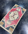 Turkish Mini Rug Oriental Hand Knotted Vintage Rug  1'9'' x  3'3'' #12083