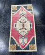 Turkish Mini Rug Oriental Hand Knotted Vintage Rug  1'9'' x  3'3'' #12083