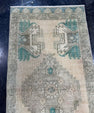 Turkish Mini Rug Oriental Hand Knotted Vintage Rug  1'6'' x  3'4'' #12076