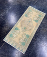 Turkish Mini Rug Oriental Hand Knotted Vintage Rug  1'6'' x  3'4'' #12076