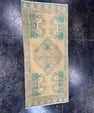 Turkish Mini Rug Oriental Hand Knotted Vintage Rug  1'6'' x  3'4'' #12076