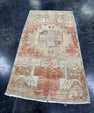 Turkish Mini Rug Oriental Hand Knotted Vintage Rug  1'6'' x  2'10'' #12079