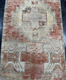 Turkish Mini Rug Oriental Hand Knotted Vintage Rug  1'6'' x  2'10'' #12079