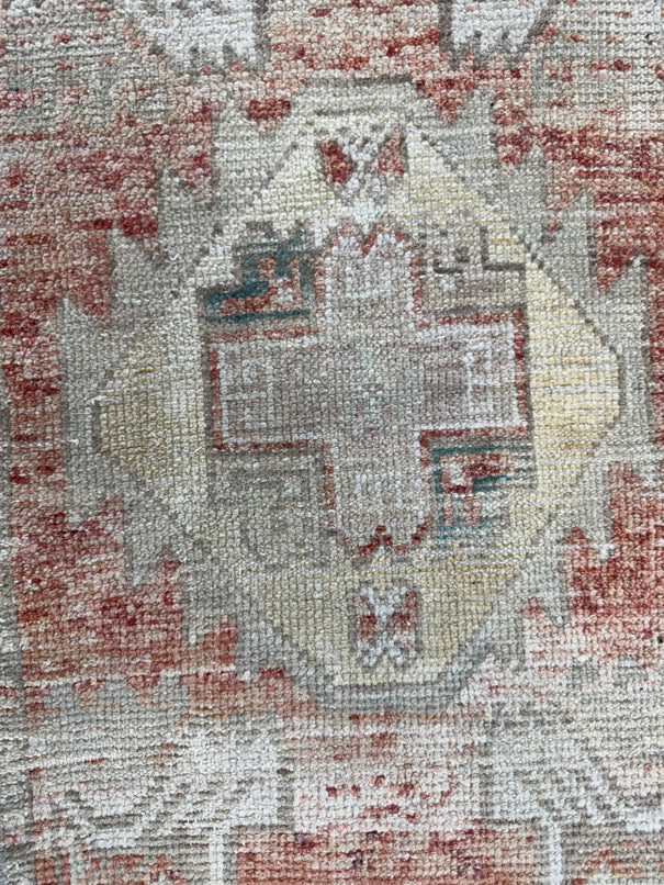 Turkish Mini Rug Oriental Hand Knotted Vintage Rug  1'6'' x  2'10'' #12079