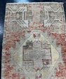 Turkish Mini Rug Oriental Hand Knotted Vintage Rug  1'6'' x  2'10'' #12079