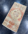 Turkish Mini Rug Oriental Hand Knotted Vintage Rug  1'6'' x  2'10'' #12079