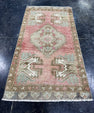 Turkish Mini Rug Oriental Hand Knotted Vintage Rug  1'7'' x  2'11'' #12080