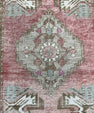 Turkish Mini Rug Oriental Hand Knotted Vintage Rug  1'7'' x  2'11'' #12080