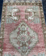 Turkish Mini Rug Oriental Hand Knotted Vintage Rug  1'7'' x  2'11'' #12080