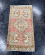 Turkish Mini Rug Oriental Hand Knotted Vintage Rug  1'7'' x  2'11'' #12080
