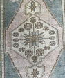 Turkish Mini Rug Oriental Hand Knotted Vintage Rug  1'8'' x  3'3'' #12081
