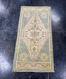 Turkish Mini Rug Oriental Hand Knotted Vintage Rug  1'8'' x  3'3'' #12081