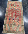 Turkish Mini Rug Oriental Hand Knotted Vintage Rug  1'9'' x  3'3'' #12073