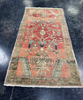 Turkish Mini Rug Oriental Hand Knotted Vintage Rug  1'9'' x  3'3'' #12073
