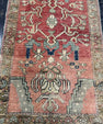 Turkish Mini Rug Oriental Hand Knotted Vintage Rug  1'9'' x  3'3'' #12073