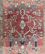Turkish Mini Rug Oriental Hand Knotted Vintage Rug  1'9'' x  3'3'' #12073