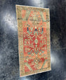 Turkish Mini Rug Oriental Hand Knotted Vintage Rug  1'9'' x  3'3'' #12073