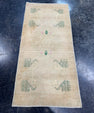 Turkish Mini Rug Oriental Hand Knotted Vintage Rug  1'8'' x  3'6'' #12074