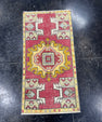 Turkish Mini Rug Oriental Hand Knotted Vintage Rug  1'6'' x  2'11'' #12072