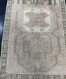 Turkish Mini Rug Oriental Hand Knotted Vintage Rug  1'8'' x  2'10'' #12070