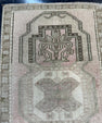 Turkish Mini Rug Oriental Hand Knotted Vintage Rug  1'8'' x  2'10'' #12070