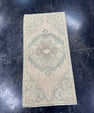 Turkish Mini Rug Oriental Hand Knotted Vintage Rug  1'6'' x  3' #12071