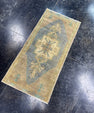 Turkish Mini Rug Oriental Hand Knotted Vintage Rug  1'6'' x  3'2'' #12065