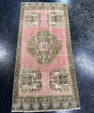 Turkish Mini Rug Oriental Hand Knotted Vintage Rug  1'7'' x  3'4'' #12066