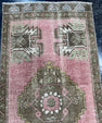 Turkish Mini Rug Oriental Hand Knotted Vintage Rug  1'7'' x  3'4'' #12066