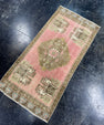 Turkish Mini Rug Oriental Hand Knotted Vintage Rug  1'7'' x  3'4'' #12066