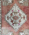 Turkish Mini Rug Oriental Hand Knotted Vintage Rug  1'7'' x  3'1'' #12068