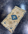 Turkish Mini Rug Oriental Hand Knotted Vintage Rug  1'5'' x  2'7'' #12058