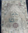 Turkish Mini Rug Oriental Hand Knotted Vintage Rug  1'6'' x  3'1'' #12060