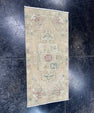 Turkish Mini Rug Oriental Hand Knotted Vintage Rug  1'6'' x  3'1'' #12060