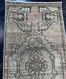 Turkish Mini Rug Oriental Hand Knotted Vintage Rug  1'6'' x  3'4'' #12061
