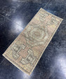 Turkish Mini Rug Oriental Hand Knotted Vintage Rug  1'6'' x  3'4'' #12061