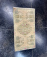 Turkish Mini Rug Oriental Hand Knotted Vintage Rug  1'5'' x  2'8'' #12062