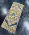 Turkish Mini Rug Oriental Hand Knotted Vintage Rug  1'6'' x  3'5'' #12052