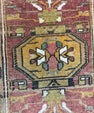 Turkish Mini Rug Oriental Hand Knotted Vintage Rug  1'6'' x  3'2'' #12053
