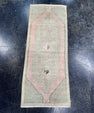 Turkish Mini Rug Oriental Hand Knotted Vintage Rug  1'6'' x  3'9'' #12054