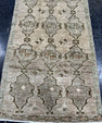 Turkish Mini Rug Oriental Hand Knotted Vintage Rug  1'8'' x  3'2'' #12055