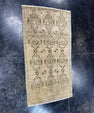 Turkish Mini Rug Oriental Hand Knotted Vintage Rug  1'8'' x  3'2'' #12055