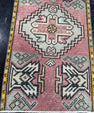 Turkish Mini Rug Oriental Hand Knotted Vintage Rug  1'7'' x  1'9'' #12051