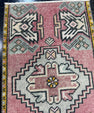 Turkish Mini Rug Oriental Hand Knotted Vintage Rug  1'7'' x  1'9'' #12051