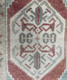 Turkish Mini Rug Oriental Hand Knotted Vintage Rug  1'6" x  3' #12046