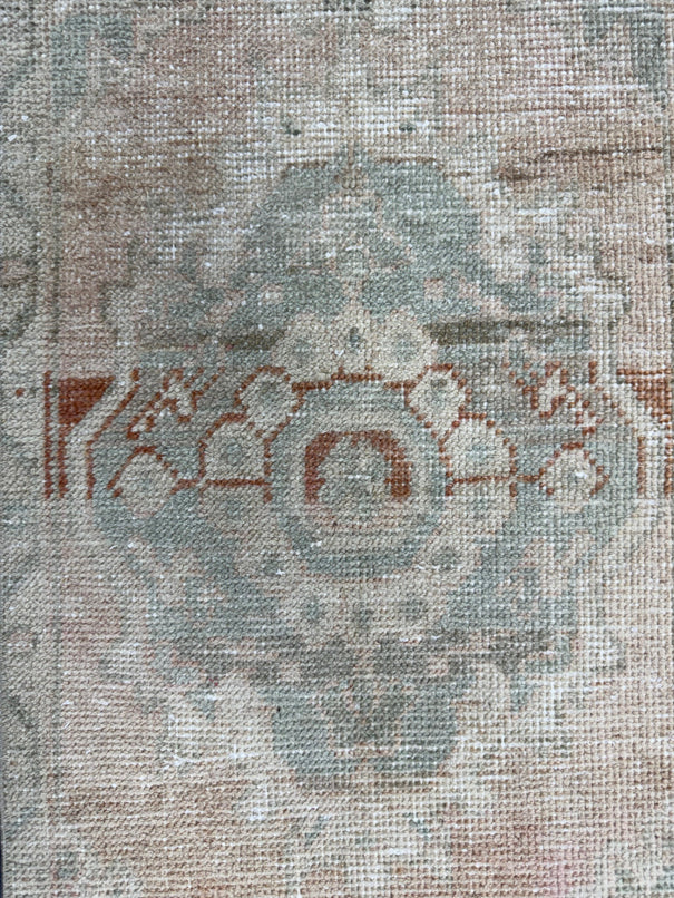 Turkish Mini Rug Oriental Hand Knotted Vintage Rug  1'6" x  2'8'' #12047